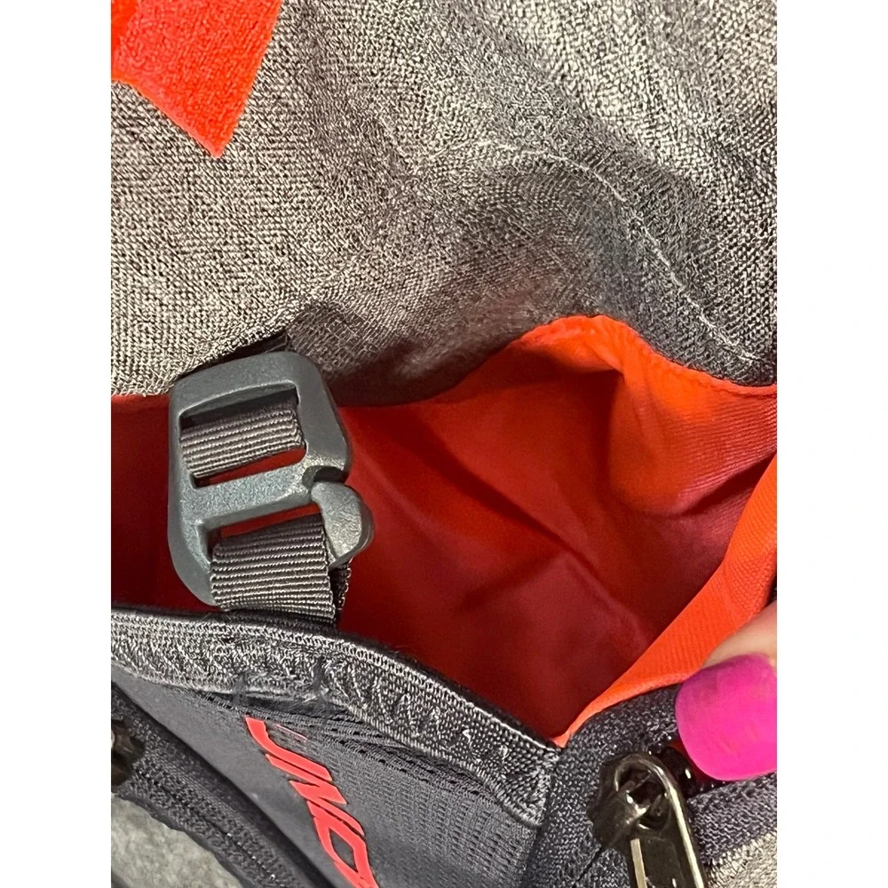 Under Armour Storm Backpack Grey Pink UA Logo Water Resistant Sport Bag